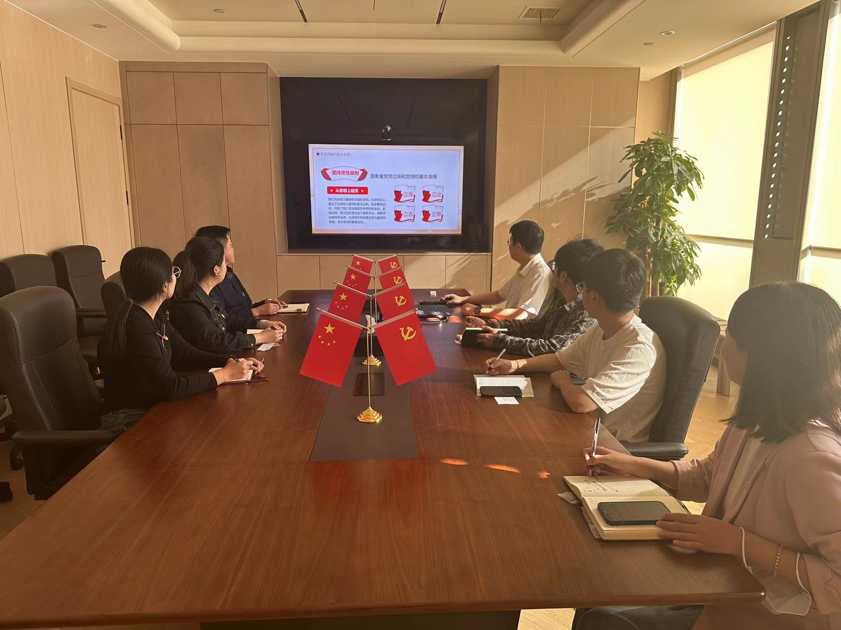 中国共产党2025新澳门2025免费原料网支部委员会 开展“坚持党性原则涵养清风正气”党课活动(图4)